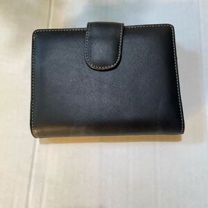 Black Genuine Leather Wallet (Excellent Condition)